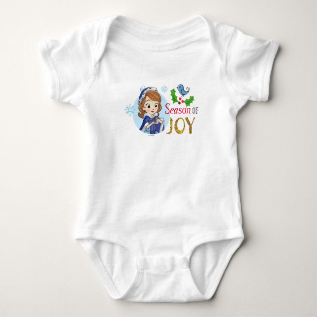 Sofia the First | Season Of Joy Baby Bodysuit (Front)