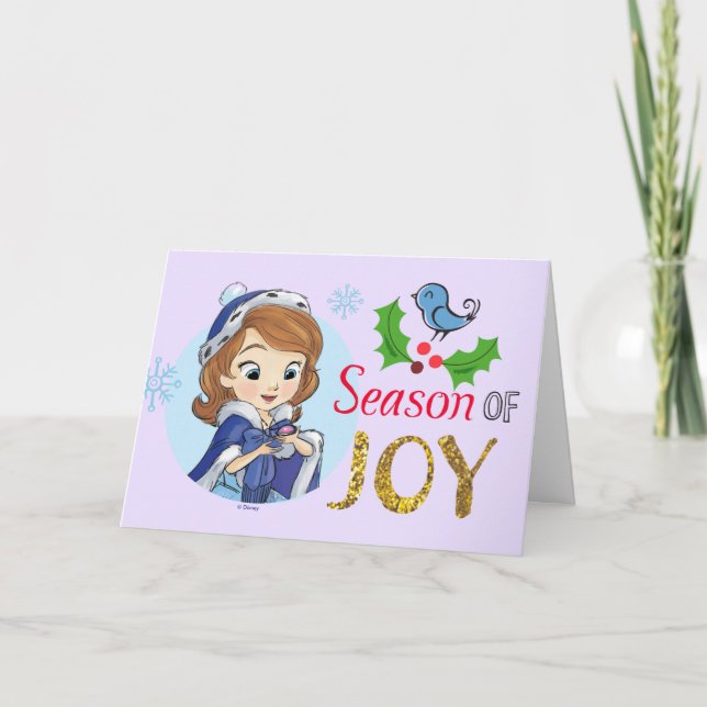 Sofia the First | Season Of Joy Holiday Card (Front)