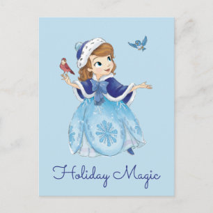 Sofia the First Sofia The First With Friends Holiday Postcard