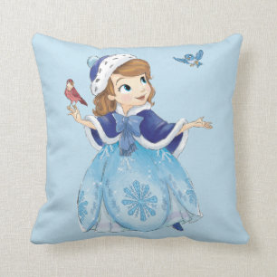 Sofia the First   Sofia The First With Friends Throw Pillow