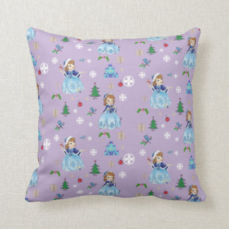 Sofia the First | Sofia's Snowflake Gown Throw Pillow
