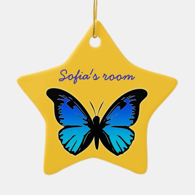Sofia's room ceramic ornament (Front)