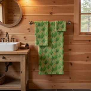 Soft & Absorbent Nature-Inspired  Bath Towel Set