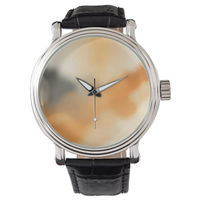 Soft Abstract Glow Blurry Art Watch (Front)