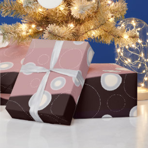 Soft Abstract Waves & Bubbles – Modern Minimalist  Wrapping Paper