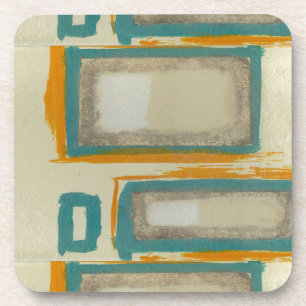 Soft And Bold Rothko Inspired Abstract Coaster