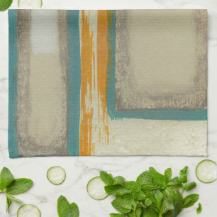 Soft And Bold Rothko Inspired Abstract Kitchen Towel