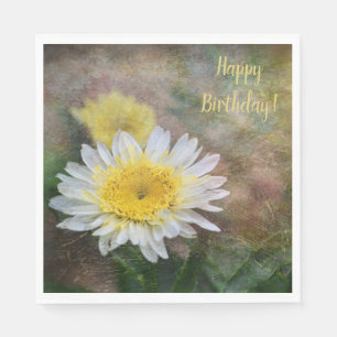 Soft and Dreamy Daisy Birhday Napkin