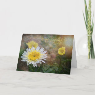 Soft and Dreamy Daisy Birthday Card