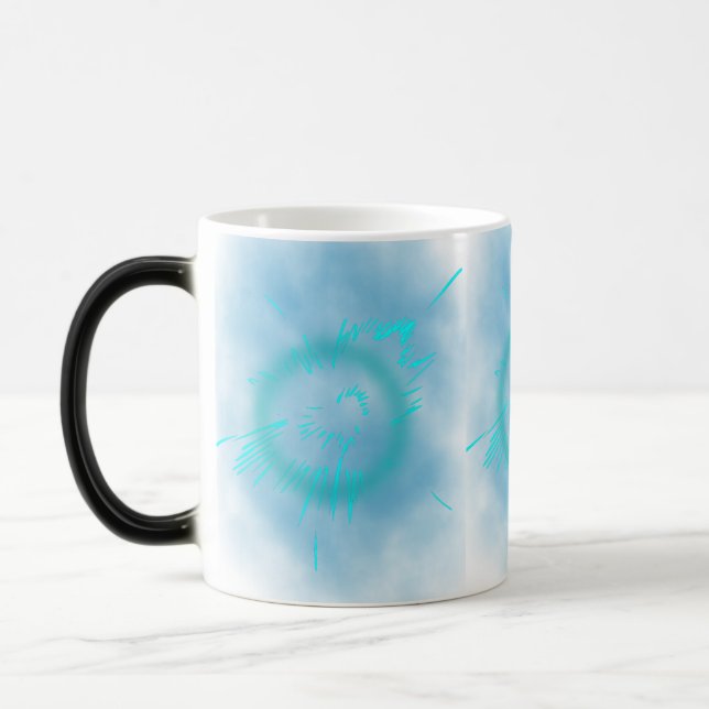 Soft and harmonious lines magic mug (Left)