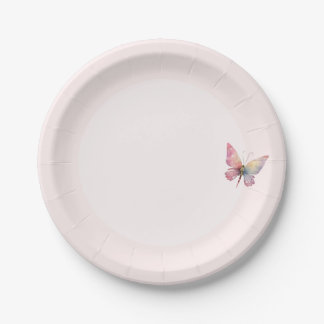 Soft and romantic butterfly-themed dish