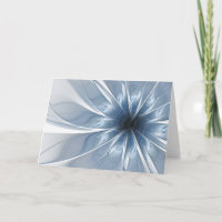 Soft and tenderness blue fractal fantasy flower cu