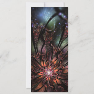 Soft and tenderness fractal fantasy flower announcement