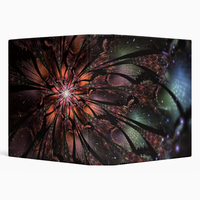 Soft and tenderness fractal fantasy flower binder (Background)