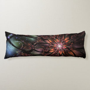 Soft and tenderness fractal fantasy flower body pillow