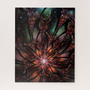 Soft and tenderness fractal fantasy flower  jigsaw puzzle