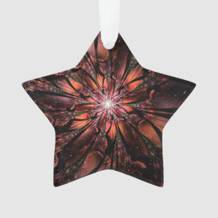 Soft and tenderness fractal fantasy flower ornament