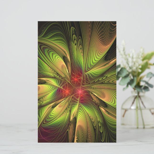 Soft and tenderness fractal fantasy flowers  (Standing Front)