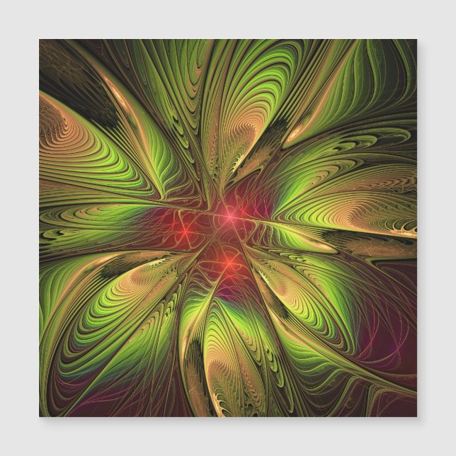 Soft and tenderness fractal fantasy flowers (Front)