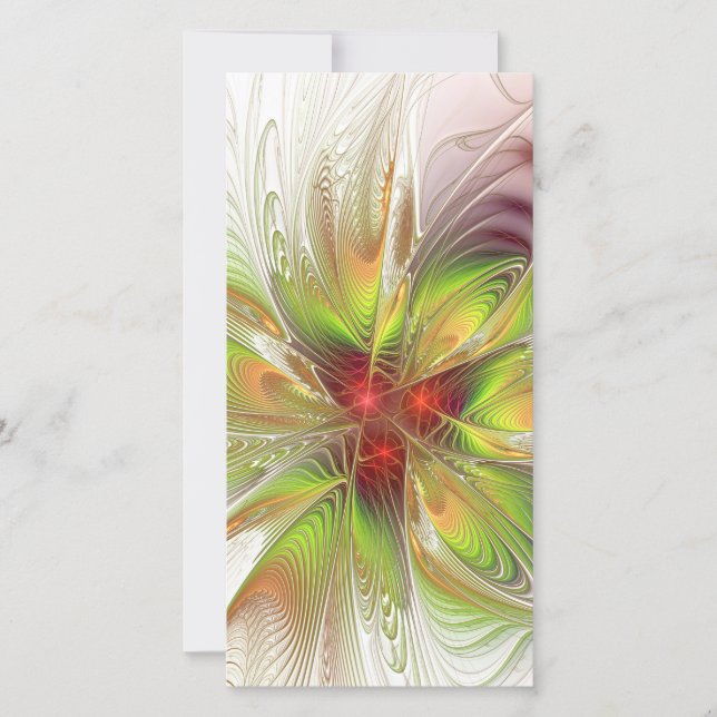 Soft and tenderness fractal fantasy flowers (Front)