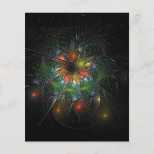 Soft and tenderness fractal fantasy flowers