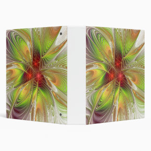 Soft and tenderness fractal fantasy flowers binder