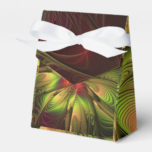 Soft and tenderness fractal fantasy flowers favor box