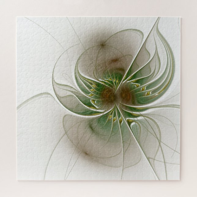 Soft and tenderness fractal fantasy flowers jigsaw puzzle (Horizontal)