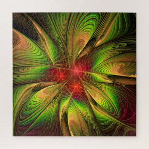 Soft and tenderness fractal fantasy flowers jigsaw puzzle