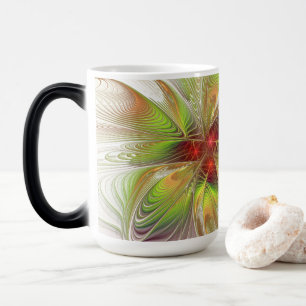 Soft and tenderness fractal fantasy flowers magic mug