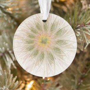 Soft and tenderness fractal fantasy flowers ornament