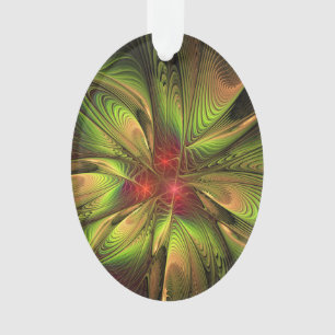 Soft and tenderness fractal fantasy flowers ornament