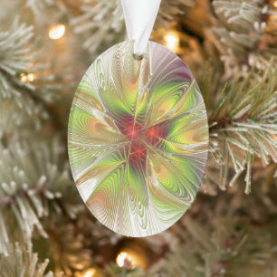 Soft and tenderness fractal fantasy flowers ornament