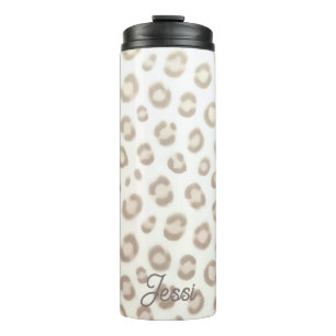 Soft Animal Luxe Pattern Elegant Animal Print Thermal Tumbler