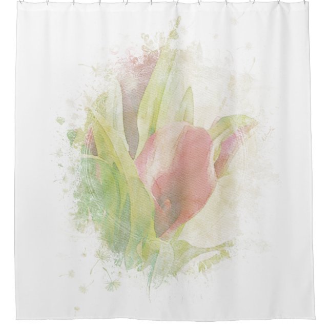 *~*  Soft AR12 Artsy Floral Calla Lily Coral (Front)