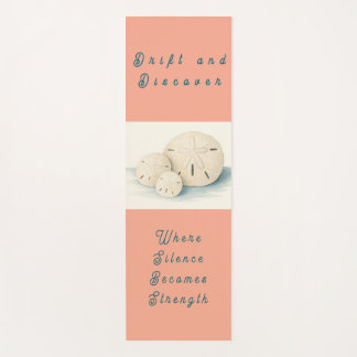 Soft as the Tide Yoga Mat - Coastal Sand Dollar