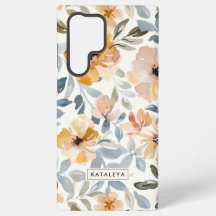 Soft Autumn Floral Personalized