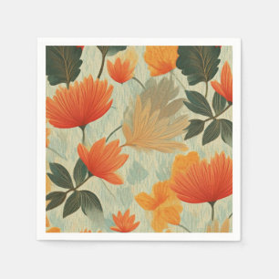Soft Autumn Garden Napkin