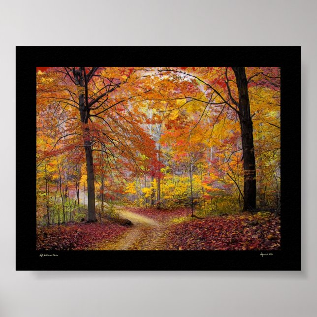 Soft Autumn Rain Poster (Front)