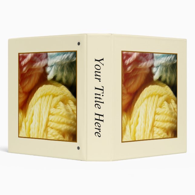 Soft Balls Of Yarn Binder (Background)