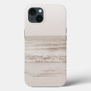 Soft Beige Atlantic Ocean Bliss 1 #art #ocean iPhone 13 Case
