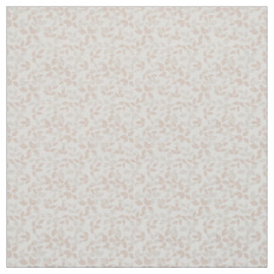 Soft Beige Falling Leaves with Minimal Style Fabric