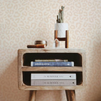 Soft Beige Sand Leopard Cheetah Pattern