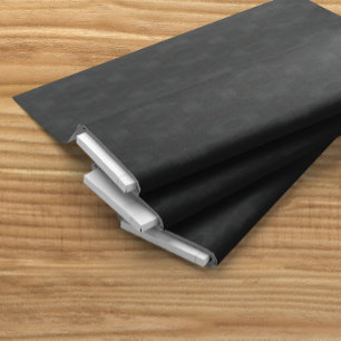 Soft Black Faux Suede Leather Fabric