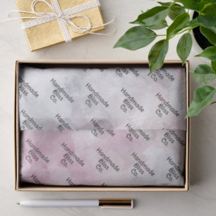 Soft Black Red Marble Tissue Paper