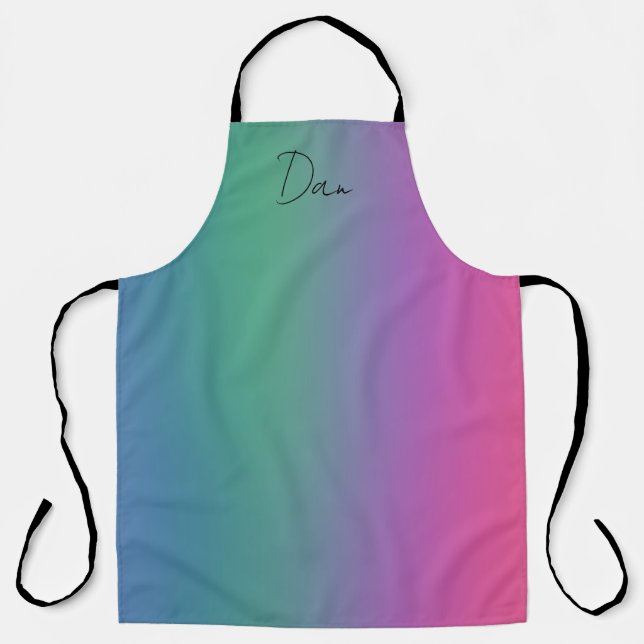Soft Blended Colours Apron Large (Front)