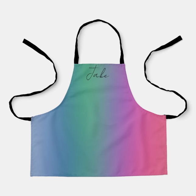 Soft Blended Colours Apron Small (Front)