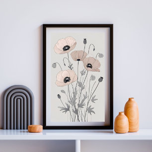 Soft Bloom Harmony Poster