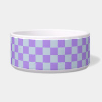 Soft Blue and Lavender Chequered