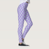 Soft Blue and Lavender Chequered